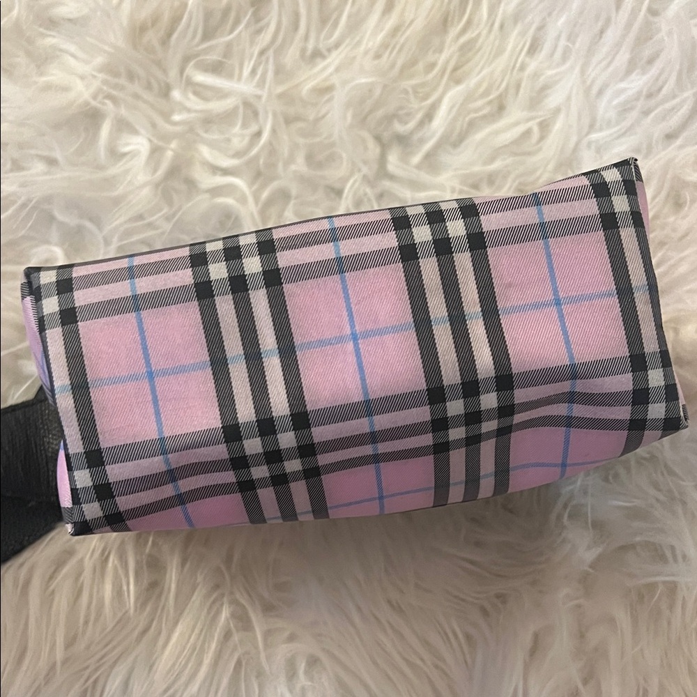Burberry Pink and Black Plaid Wristlet - Picture 7 of 11